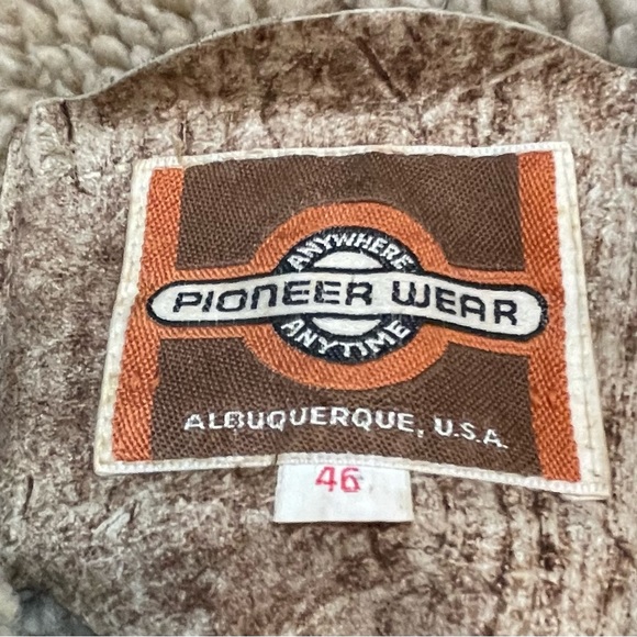 Vintage Pioneer Wear Shearling Coat. - Picture 6 of 8